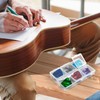 Guitar Pick Holder, Guitar Pick Case, 6-Grid Storage Organizer, Guitar
