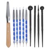 52Pcs Polymer Clay Sculpting Tools Multipurpose Modeling Carving Knife Pottery