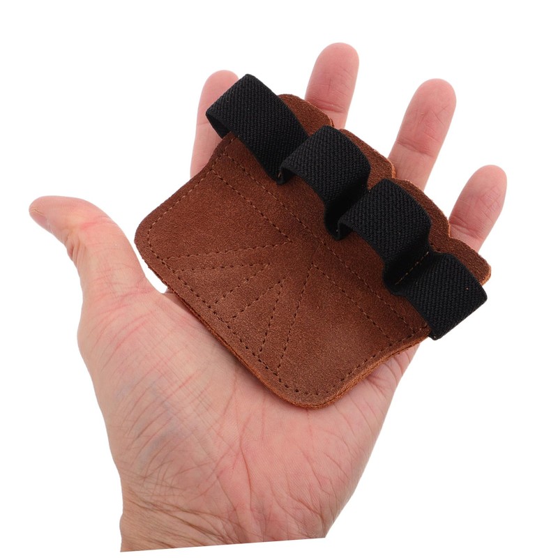 Sosoport Grip Pads for Weightlifting Durable Fake Leather Workout Gloves
