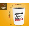 Jet Pilot Shot Glass 1.5oz - Jet lovers Skybound -