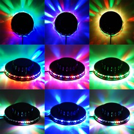 TABLECLOTHSFACTORY Spectacular Sunflower Round LED Disco Spotlight