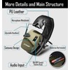 ZOHAN 054 Electronic Shooting Ear Defenders,Active Noise Reduction Safety Earmuff,Tactical