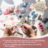 PATIKIL Alphabet Beads, 100 Pcs Gold Letter Beads Acrylic Charms
