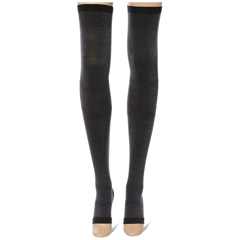 Gunze RIZAP Women's Socks, Compression Over Knee, For Sleeping &