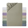 MILDLY Fitted Sheet 90 x 190 cm Satin, 100% Long