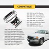 Chrome Exterior Rear with Rod Clips Tailgate Door Handle and