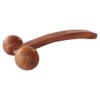 SoulGenie HealthAndYoga™ NatureSooth Wooden Massage Roller – Wood Therapy Massage