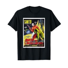 Santo El Enmascarado de Plata Retro Vintage TShirt T-Shirt