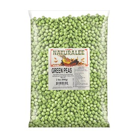 Naturalee Fried Green Peas 2 lb - Fried & Salted - Vegan, High Fiber Snack, Salty Crunch