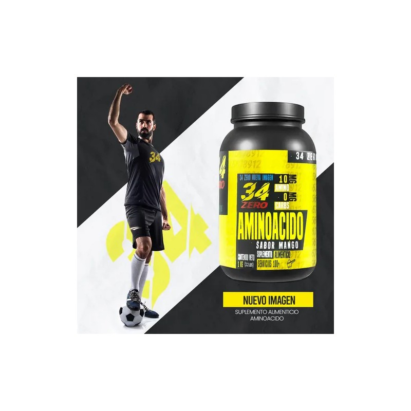 Aminoacido 34 Zero 1kg 200 Servicios Varios Sabores