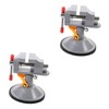 Operitacx 2pcs Table Vise with Suction Cup Rotating Workbench Clamp