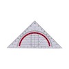uxcell Triangle Ruler Square Set 90mm 45 Degrees Plastic Stationery
