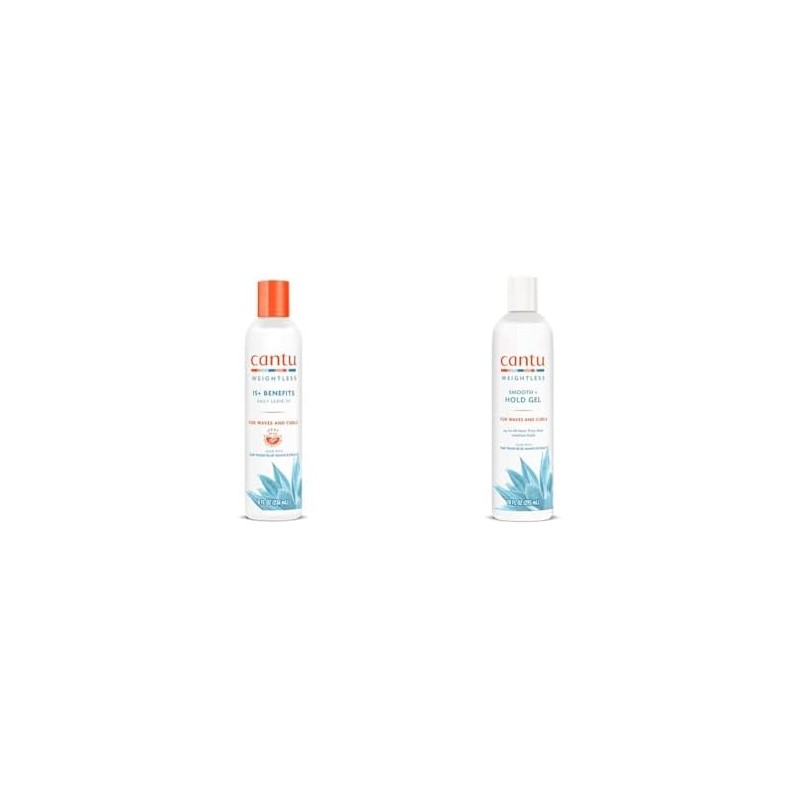 Cantu Weightless Crema + Smooth Gel Bundle