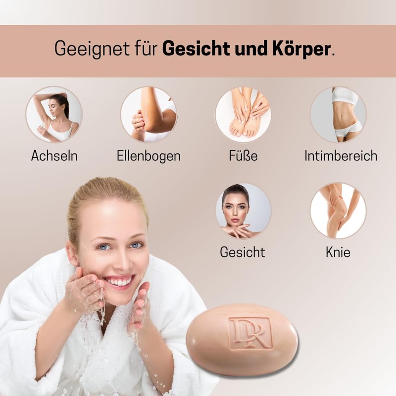 Luxuriöse Pflegeseife für reife Haut, Natürliche Inhaltsstoffe, Sanfte Reinigung, Gegen