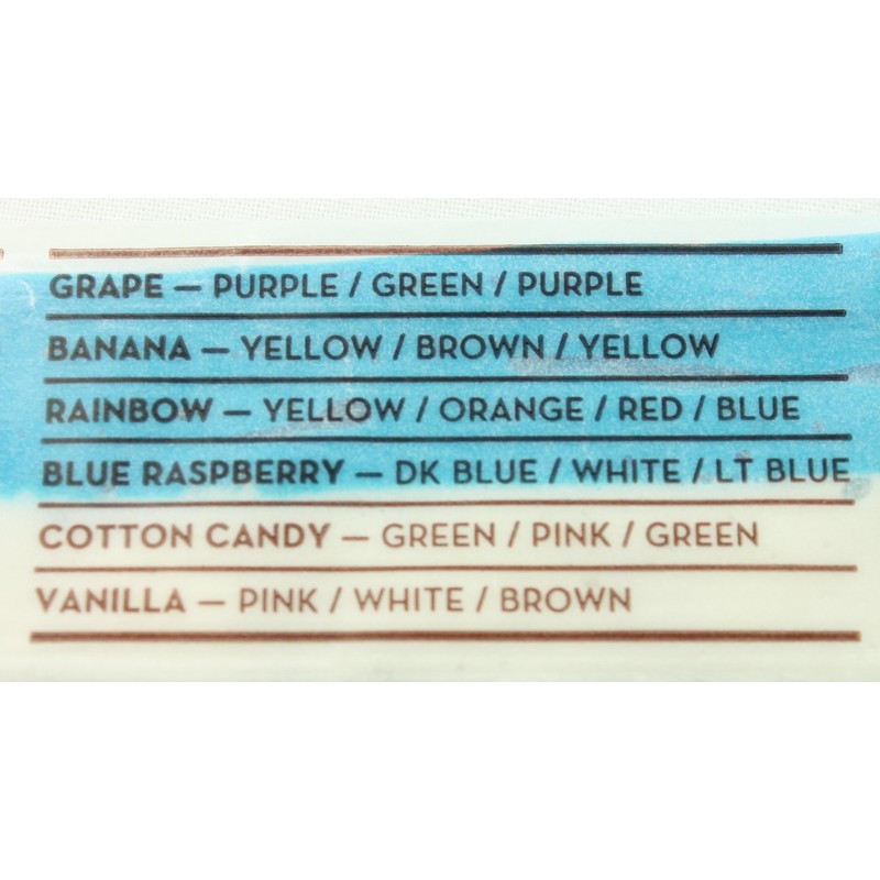 McGraws Giant Flat Taffy Candy, 24 Pack, Asst Flavors