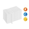 Lavea Elena Wash Mitts, Set of 10, 15 x 21