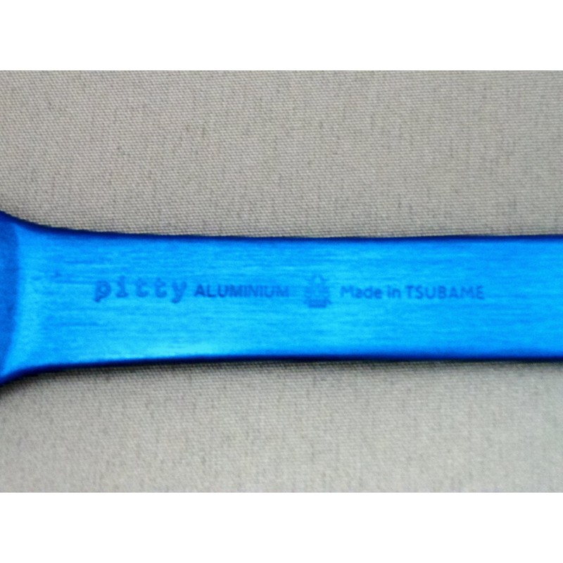 Katsuriki Shoji Playzant Aluminum Ice Cream Spoon, Blue