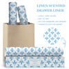 Linen Scented Drawer Liners, Scent Paper Liners for Cabinet Drawers,