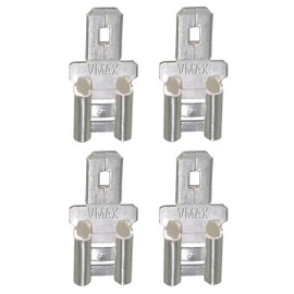 QTY4 F2 TO F1 TIN PLATED LEAD ACID BATTERY TERMINAL ADAPTER 0.250 TO 0.187