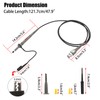 Sumnacon 4Pcs 100 MHz 600V DC High Sensitivity Oscilloscope Clip