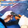 smseace Orange Wire Crimping tool Wire crimper,stripper and cutterfor insulated/Bare/Heat