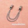 AOAODIMP - Pinzas para cuello de cadena, clips de solapa,
