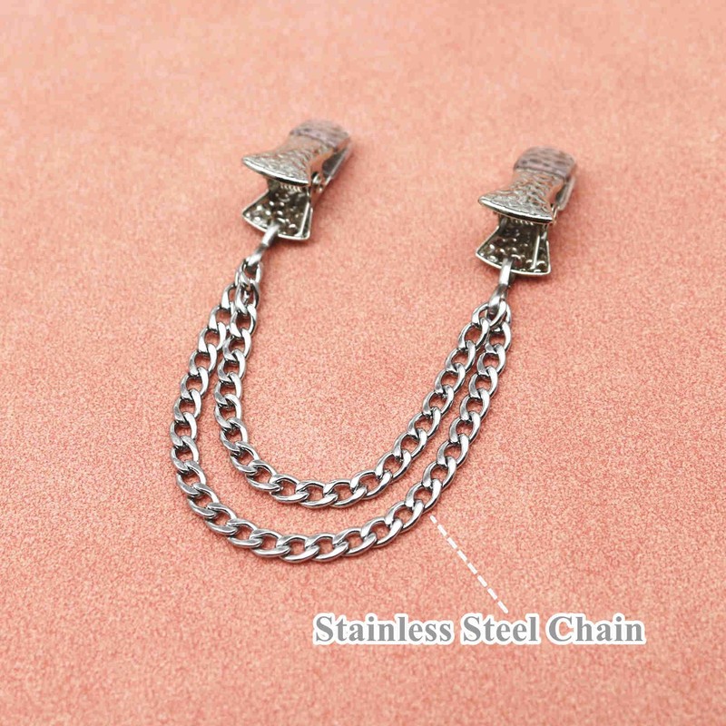 AOAODIMP - Pinzas para cuello de cadena, clips de solapa,