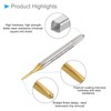 CoCud Threading Taps Meters M1 x 0.25 Thread Titanium Coated