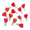 Rayher Mini Wooden Pegs with Heart, Wood, 2.5 cm, Pack