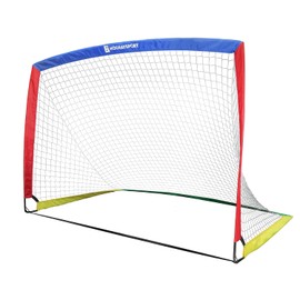 HOORAYSPORT Soccer Goal, Portable Soccer Goals for Backyard, Pop Up Soccer Goal, Soccer Net for Indoor or Outdoor Practice and Training (1, 6x4 ft)