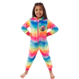Rainbow High Onesie Pyjamas for Girls Fleece Onesie Girls, multicoloured