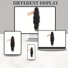 Heat-Resistant Synthetic Curly Water Wave Ponytail Wig for Women Voluminous
