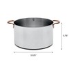 Great Jones Big Deal 8-Quart Stainless Steel Stock Pot With