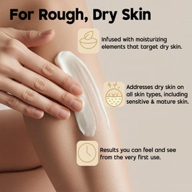 Vivo Per Lei Shea Body Butter with Brazilnut & Vanilla, Enriched with Hyaluronic Acid, Vitamin C, & Aloe Vera For Dry Skin, Pack Of 1, 9.87 Oz