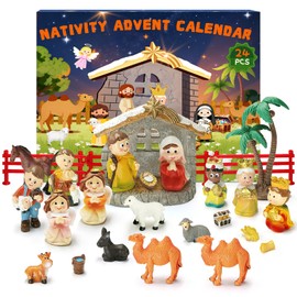 Little People Advent Calendar 2026, 24-Day Christmas Countdown Nativity Set