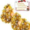 JSRHEEM Pack of 3 Christmas Garland, 2 m Christmas Tinsel