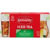 Community Coffee Decaf Tea, 24 Family Size Tea Bags (Pack