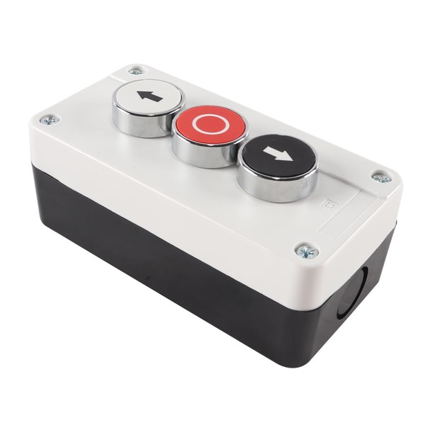 Alnicov Pressure Switch Station, On Off Stop Button Control Box,