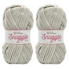 LittleWoolShop Snuggle Puff Chunky Chenille Yarn 100g - 100% Supersoft
