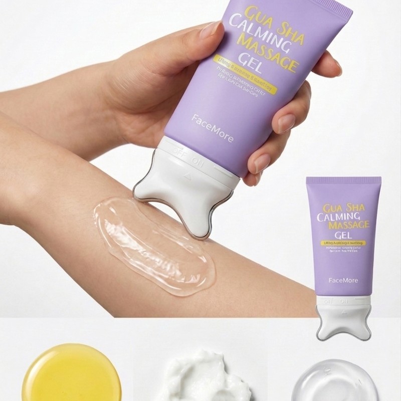 1+1 Face More Gua Sha Calming Massage Gel 120ml /