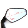 Dreamizer Motorcycle 7/8" Handlebar Rear View Mirrors For Triumph Tiger
