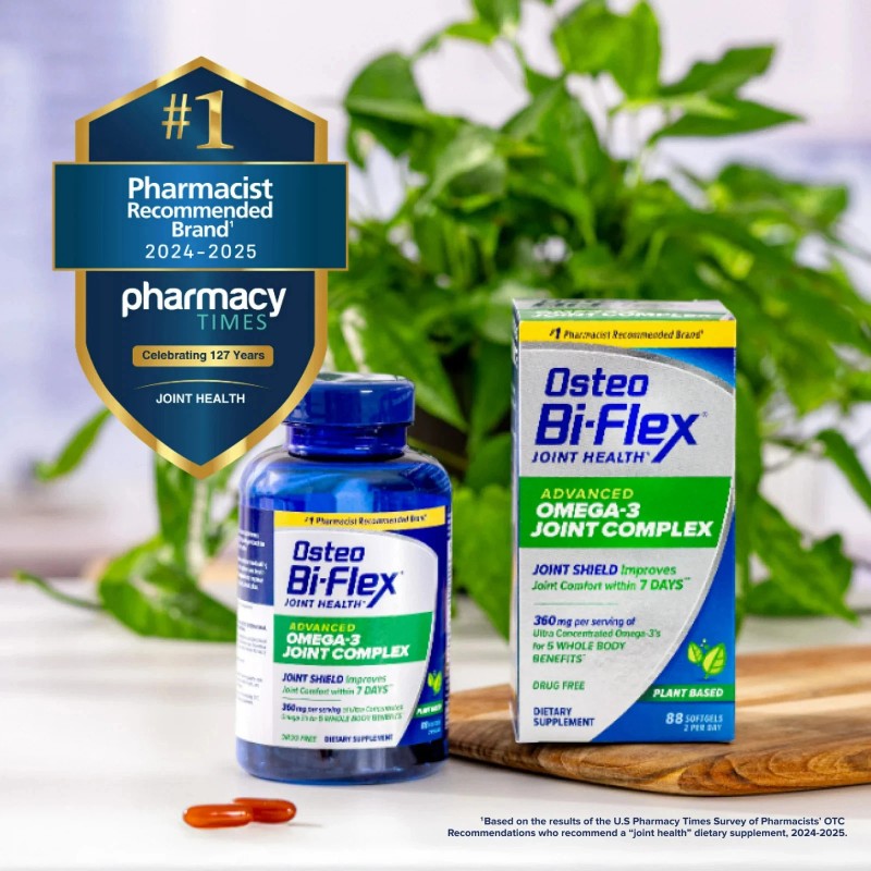 Osteo Bi-Flex Advanced Omega-3 Joint Complex Supplement, 88ct ( 360