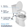 LUXE Bidet NEO 185 - Self-Cleaning, Dual Nozzle, Non-Electric Bidet