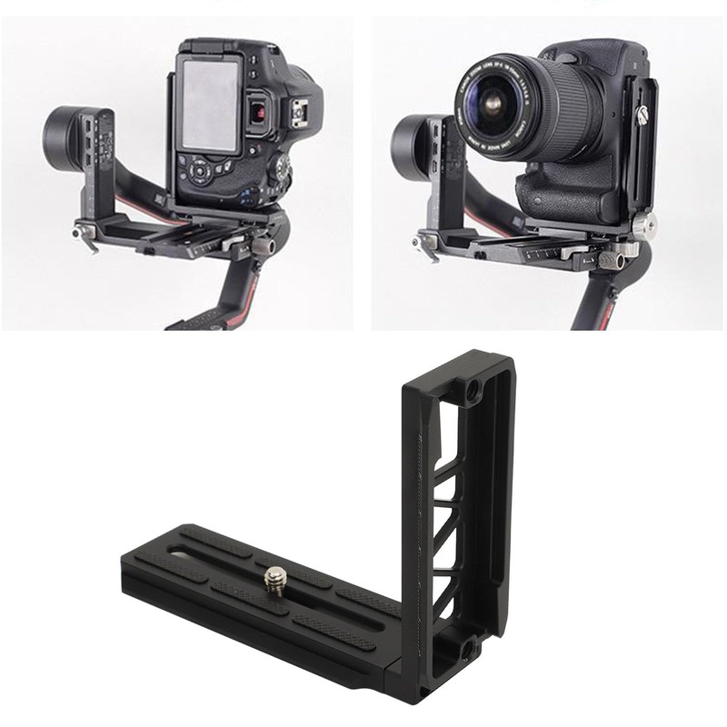 DSLR Camera L Bracket Vertical Horizontal Toggle Tripod Quick Release