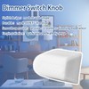 6Pcs Dimmer Switch Knob for Lutron Skylark Fan Control, PETG