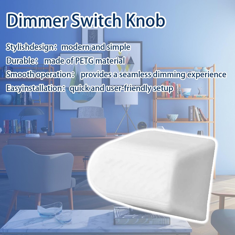 6Pcs Dimmer Switch Knob for Lutron Skylark Fan Control, PETG