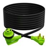 Leisure Cords 90 Degree Flat Cable 25FT Power Extension Cord