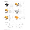 HRF-M1-G, Foot Switch, Momentary, Plastic Gray Housing, L100xW61xH34mm, IP54, 1NO,