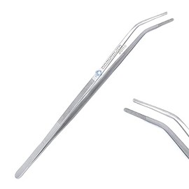OdontoMed2011® (Huge Tweezers) Thumb Dressing Forceps Curved 18" Long Stainless Steel Tweezers