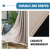 H.VERSAILTEX 100% Blackout Patio Curtains Thermal Insulated Curtains for Sliding